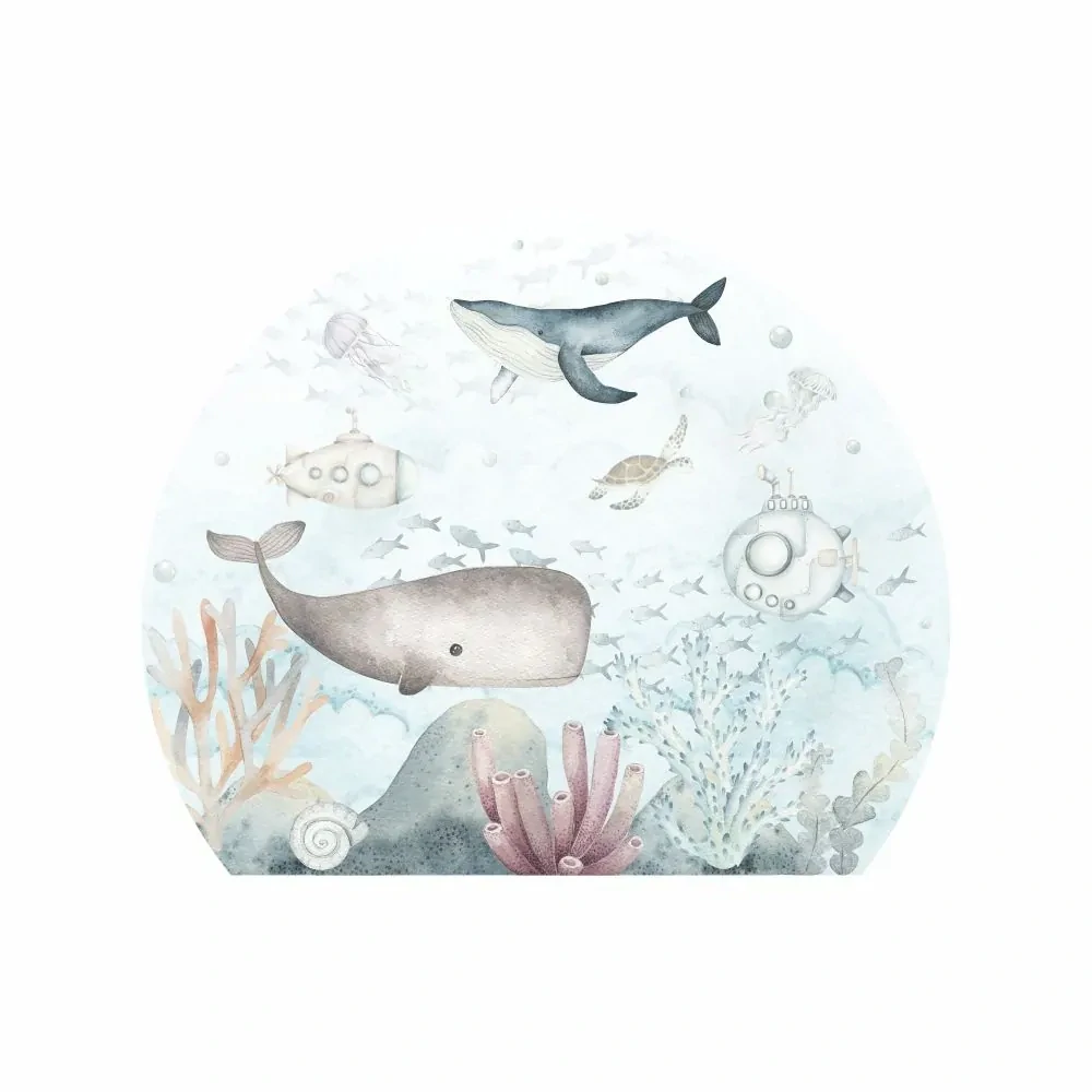 Samolepka na stenu - Krása oceánu, vel. M (108x87 cm)