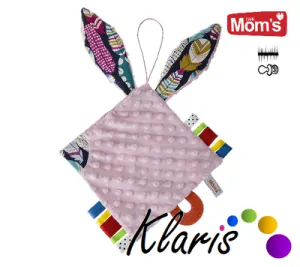 Mazlící dečka s hryzátkom Mom´s Care - růžový Ušák
