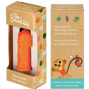 Silikónový zubná kefka The Brushies - Monkey Momo