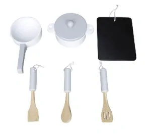 Drevená sada kuchynského náčinia Ecotoys