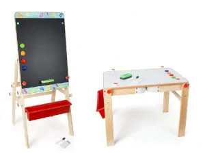 Legler - Drevená tabuľa a písací stôl 2v1