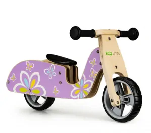 EcoToys - Drevené odrážadlo Butterfly