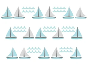 Samolepky na stenu - Plachetnica mätové