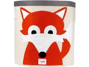 3 Sprouts Úložný kôš na hračky - Líška