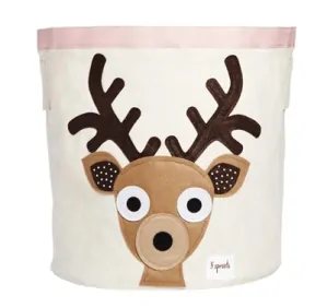 3 Sprouts Úložný kôš na hračky - Jelen