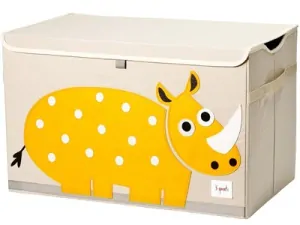 3 Sprouts Uzatvárateľná debna na hračky - Nosorožec