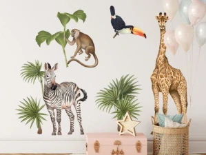 Samolepky na stenu - Zvieratá zo Safari II 