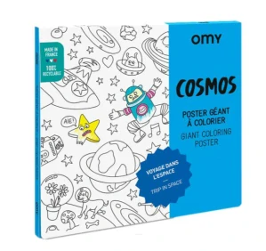 OMY Veľký vyfarbovaci plagát, maľovanka - Kosmos 70 x 100 cm