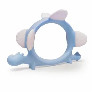 Hryzátko Smily Mia Dinosaurus - Light blue 