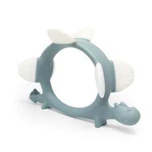 Hryzátko Smily Mia Dinosaurus - Iron green