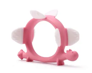 Hryzátko Smily Mia Dinosaurus - Pink