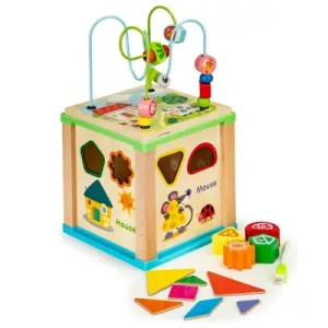 Motorická edukačná kocka Zvieratká - Ecotoys