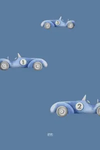 Kaučuková hracia podložka PRIME Gugu the Hero - Racing cars BIG