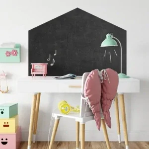 Tabuľová samolepka na stenu - Široký domček 100 x 70 cm