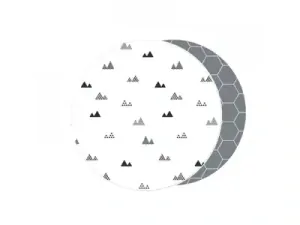 Hracia podložka Lalalu Premium - Round Little Moutain, Ø 120cm