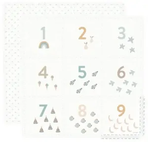 Obojstranná hracia podložka/úložný box/hrací domček 3v1 Play&Go - Numbers/Dots