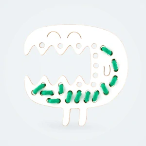 Drevená prevliekacia hračka - Streštidlo