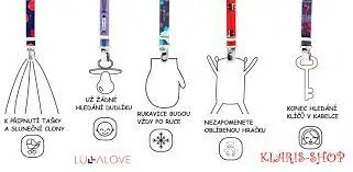 Lullalove - Multifunkčný škripec 2ks - granátové jablko