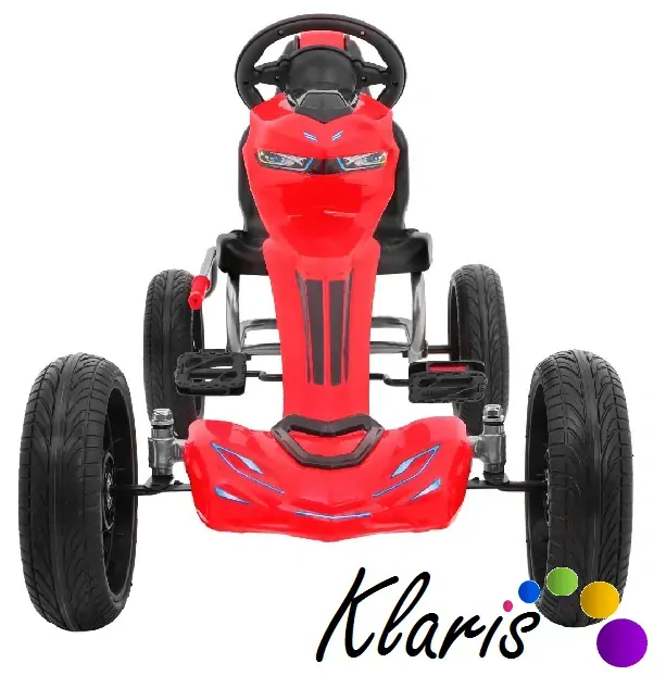Šliapací motokára Grand Ride - červená