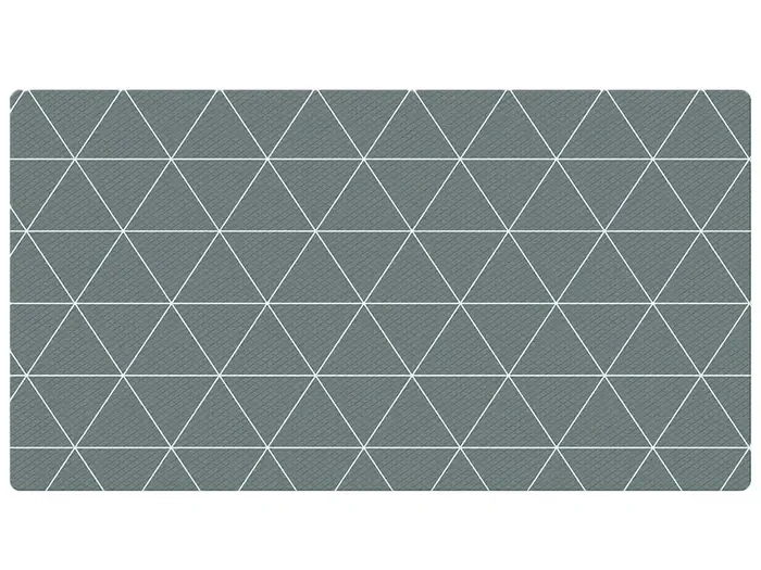 Podložka Lalalu Kichen Mat - Gray star 75 x 44 cm