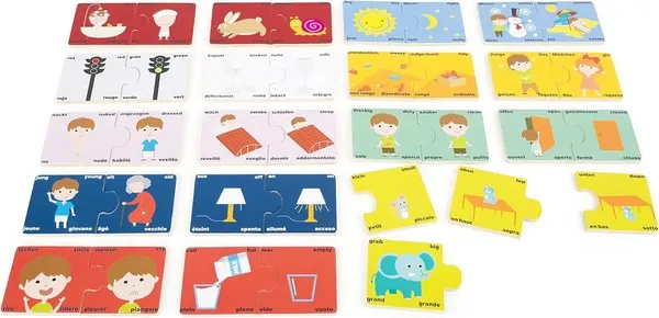 Legler - Výučbové puzzle Protiklady