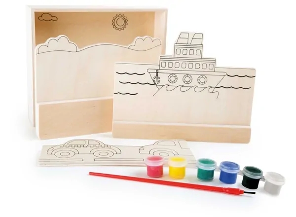 Legler - Drevená 3D omaľovánka Vozidlá