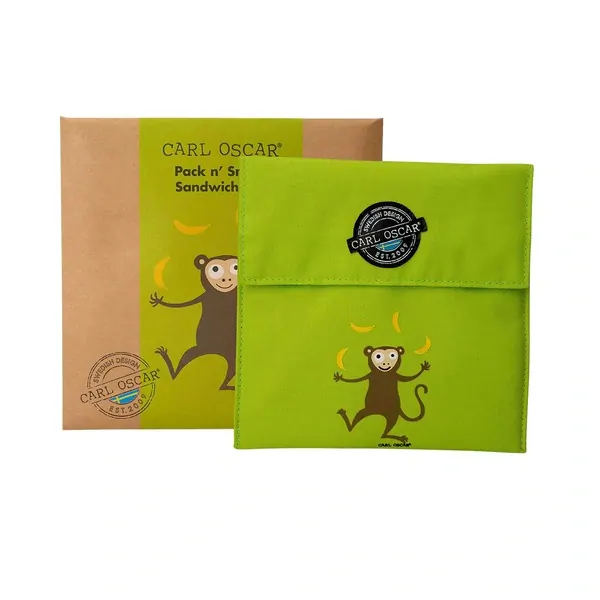 Sandwich Bag Pack n´Snap Carl Oscar - Lime