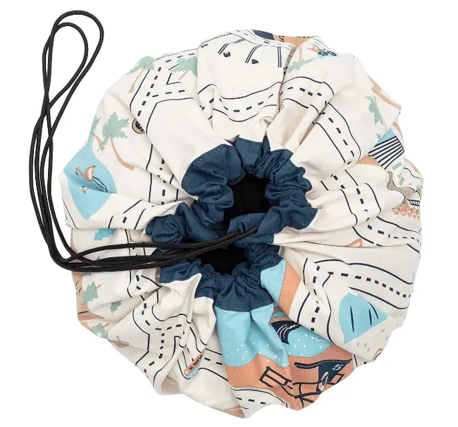 Vak na hračky / podložka na hranie Play&Go - L.A. Roadmap