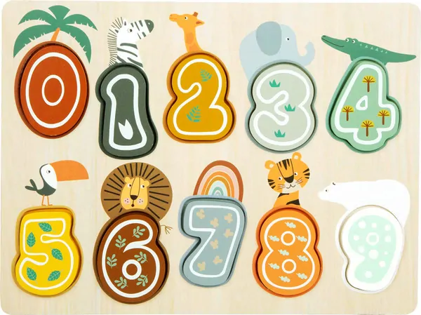 Legler - Puzzle čísla Safari