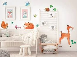 Samolepky na stenu - Lesní kamaráti