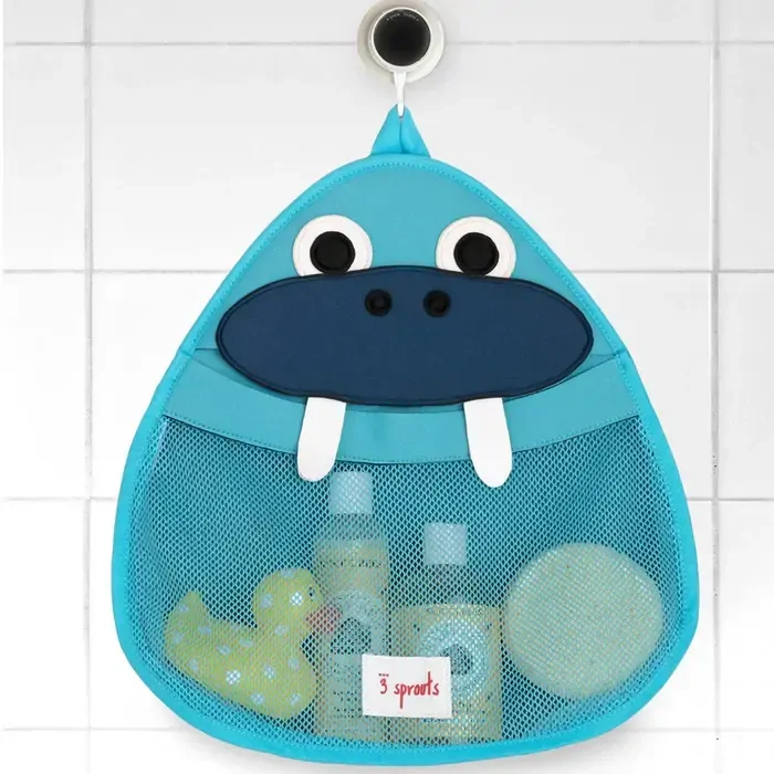 3 Sprouts Kúpeľňový vak na hračky - Mrož