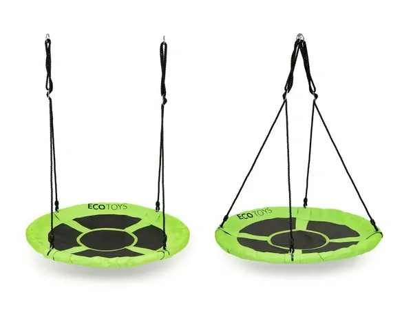 Hojdaci kruh Ecotoys, zelený - 110 cm, nosnosť 150 kg