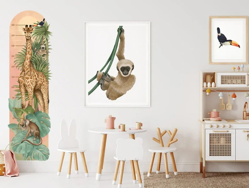 Samolepka na stenu meter - Safari