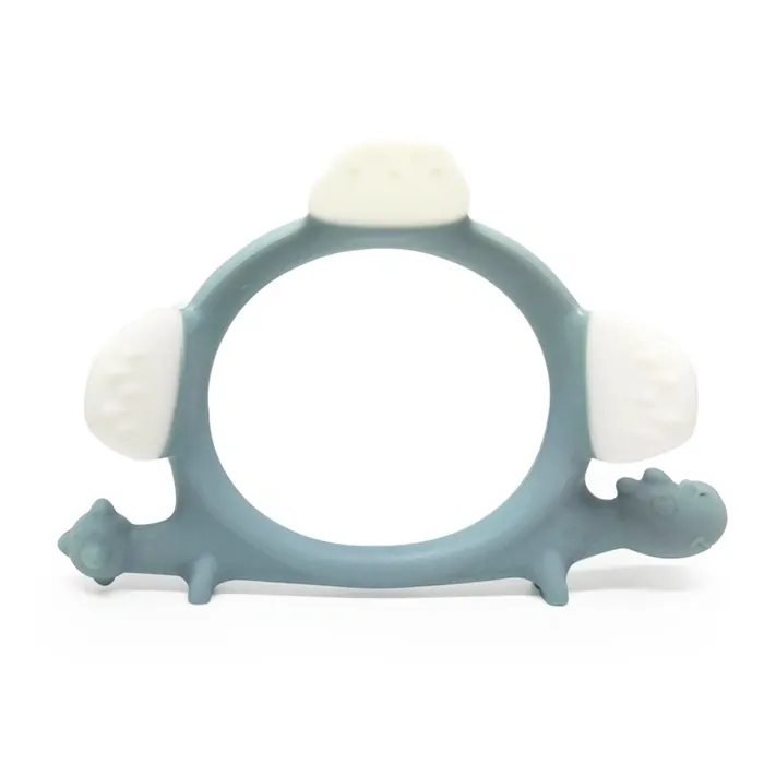 Hryzátko Smily Mia Dinosaurus - Iron green