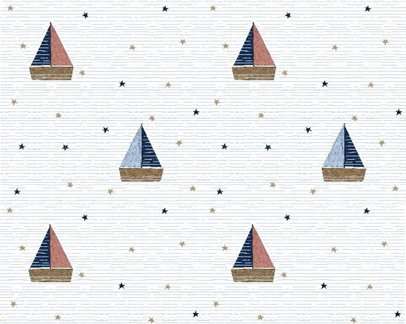 Súprava prikrývky a vankúša GUGU the Hero - Little Sailor