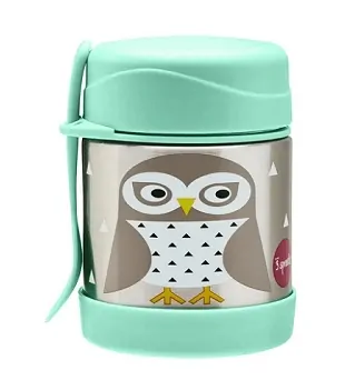 3 Sprouts Termoska 350 ml - Sova