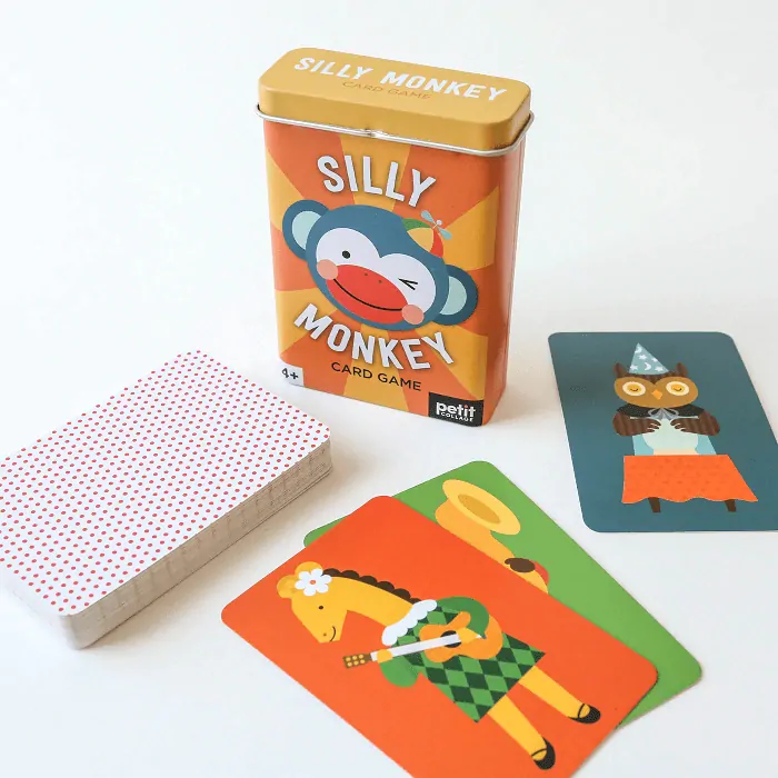 Petit Collage - Karetná hra Opičky