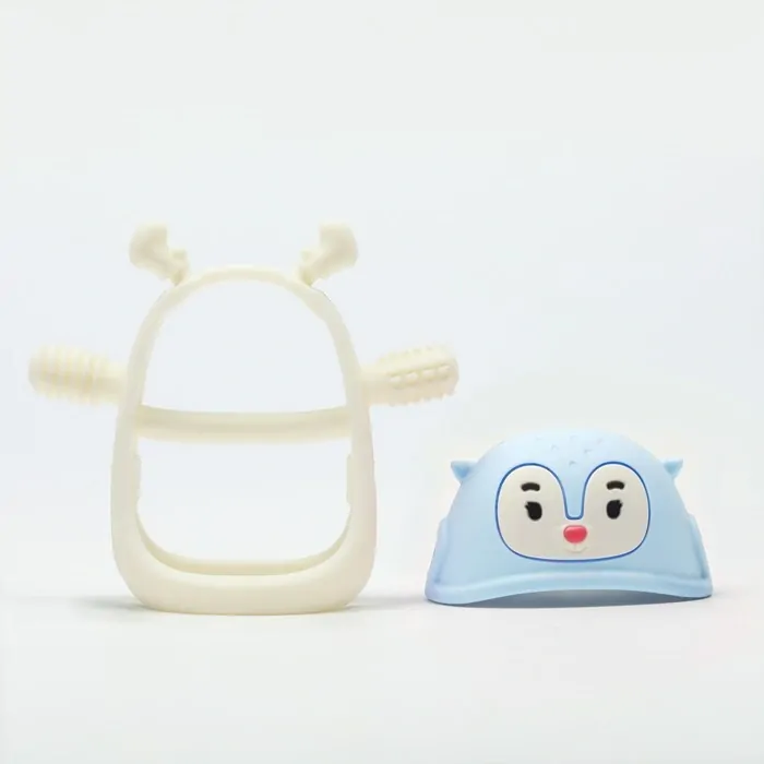 Súprava hryzátok Smily Mia Sob a Tučniak - Light blue
