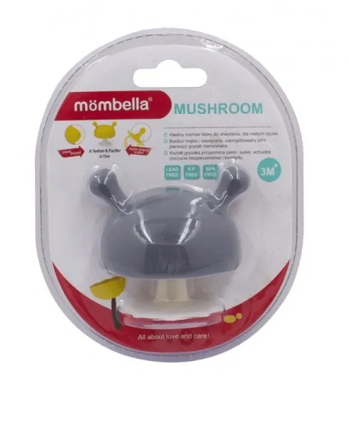 Hryzátko Mömbella Mushroom - Grey