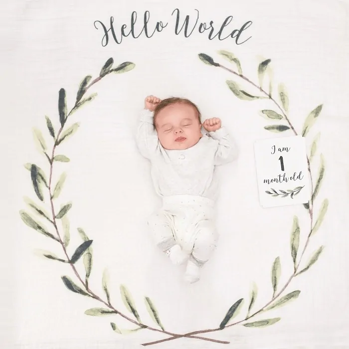 Súprava fotodeky a kartičiek Lulujo - Hello World