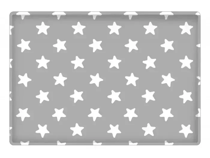 Hracia podložka Lalalu Premium - White Star 190 x 130 cm