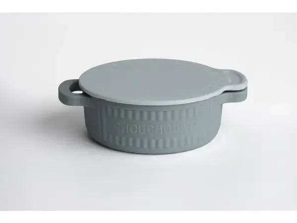 Silikónová miska s vekom Chouchouatti - gray