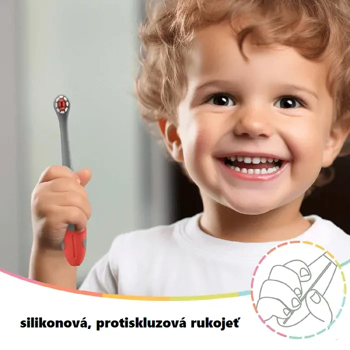 Zubná kefka Mombella - Lienka Dori, 24m+