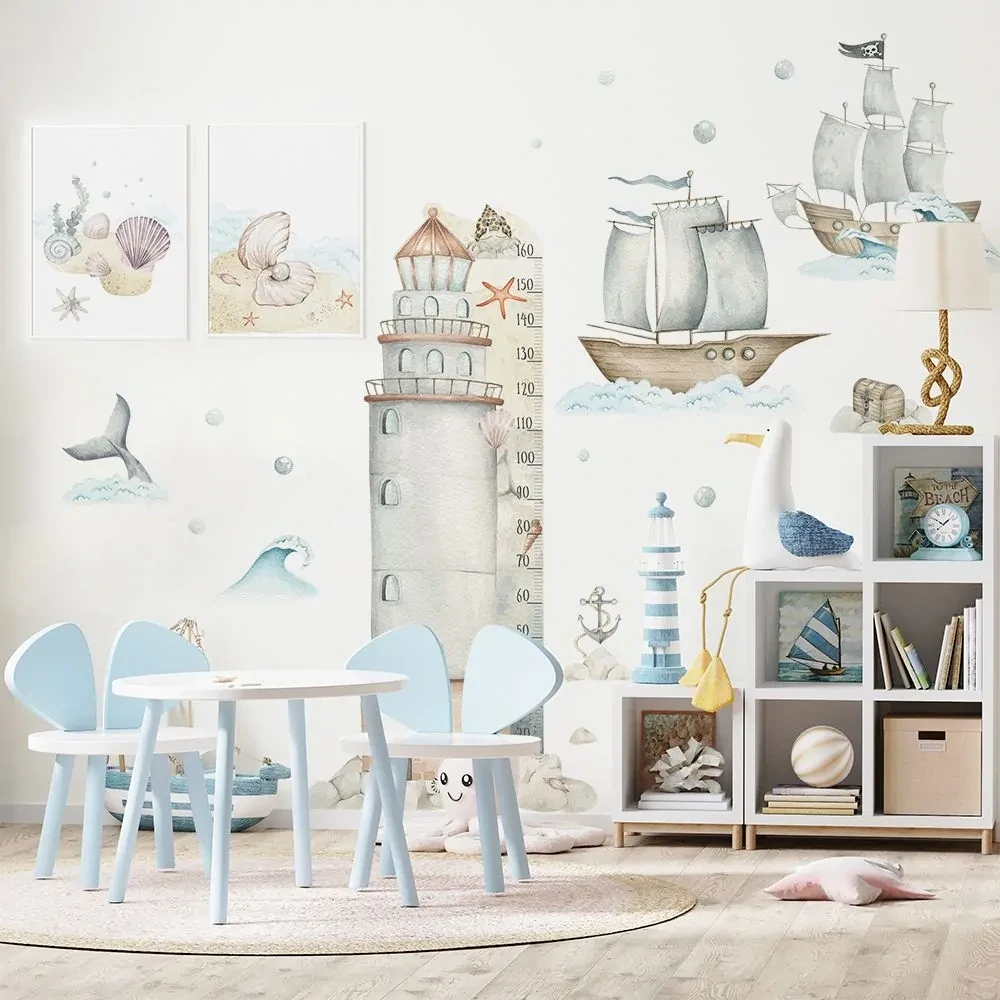 Samolepky na stenu - Lode, veľ. XL