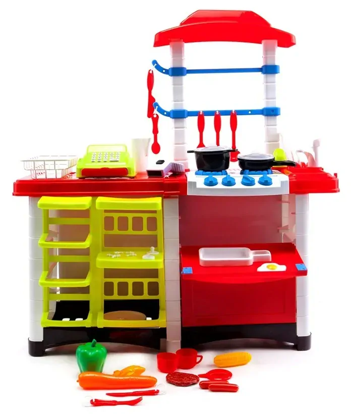 Veľká sada 2v1 - kuchynka a obchod s doplnkami