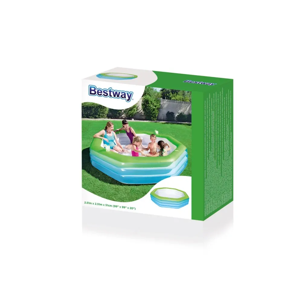 Bazén Bestway Oktagon 251x2051x51 cm