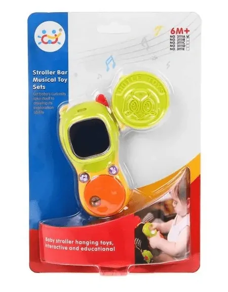 Huile Toys interaktívná hrkálka, telefón so zrkadielkom, melódiami