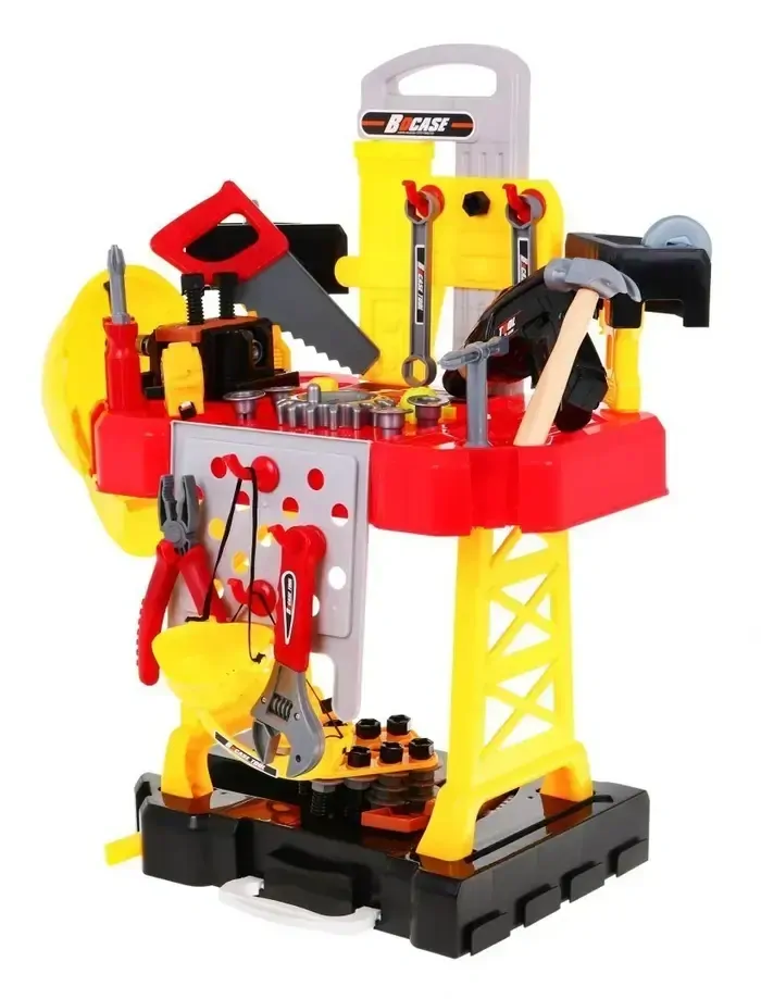 Veľká sada náradia s pracovným stolom + kufor na kolieskach