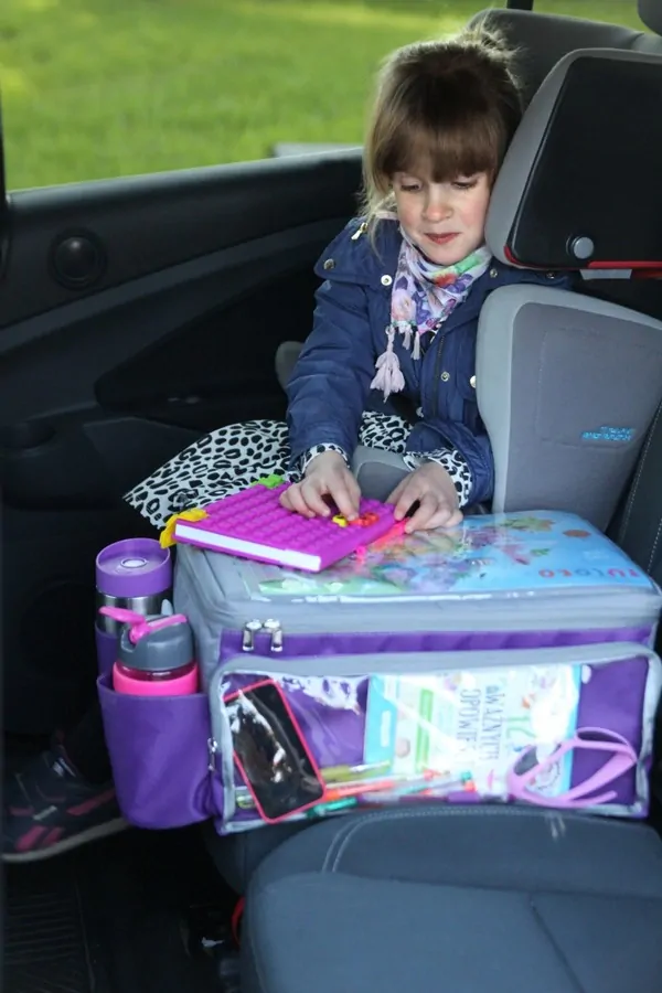 Cestovná taška a organizér Tuloko - fialová farba