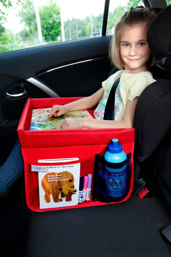 Cestovný stolík pre deti TULOKO - šedý